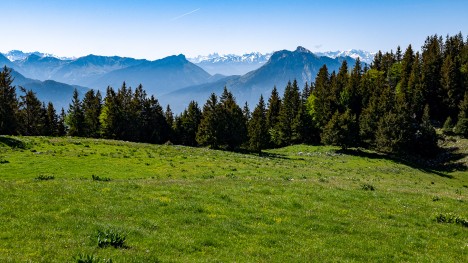 Au pied du Crêt de l'Aigle