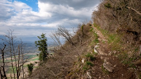 Chemin de la Tuilière, passage ouvert sur le paysage