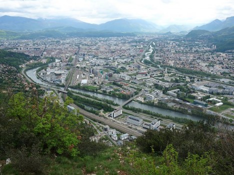 Vue sur Grenoble