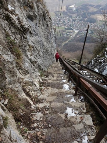 Les escaliers du Pal de Fer