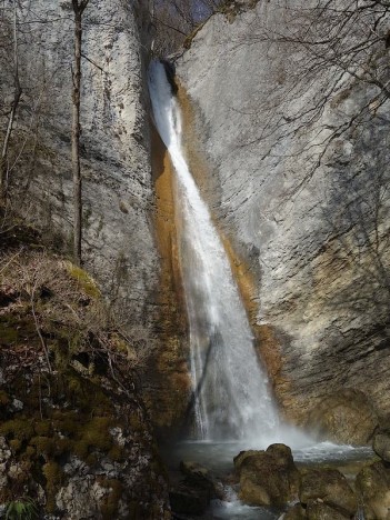 Cascade supérieure du Glésy