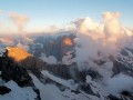 Coucher de soleil au bivouac