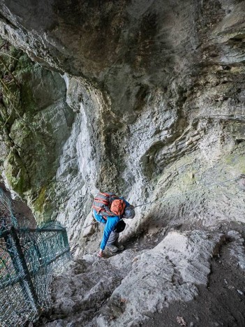 Avant la Cascade du Nant d'Oy