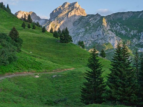 Le Pic de Jallouvre et la Pointe Blanche
