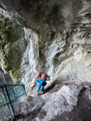 Avant la Cascade du Nant d'Oy