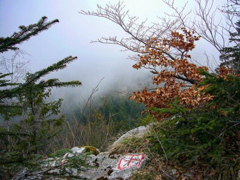 Belledigue, point de vue Nord vers Château Richard