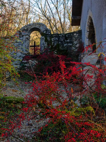 La croix de la Chapelle Saint-Martin, déc. 2023