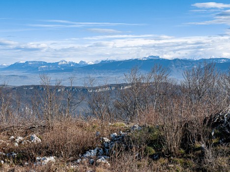 Vue Nord-Est de la Charvaz, déc. 2019