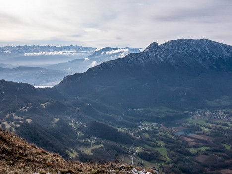 Le Mont du Chat, le Col, la Dent, mar. 2020