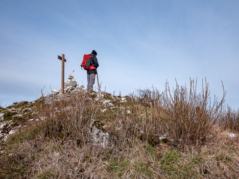 Au sommet de la Charvaz, mar. 2020