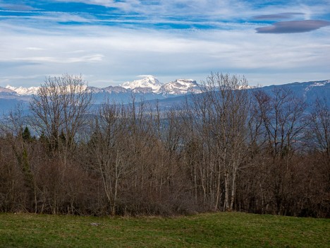 Le Mont Blanc et la Tournette, mars 2023