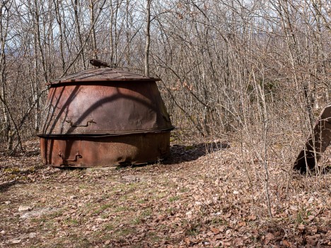 Fourneau à Charbon de Bois de la Combe de Vertu, mars 2023