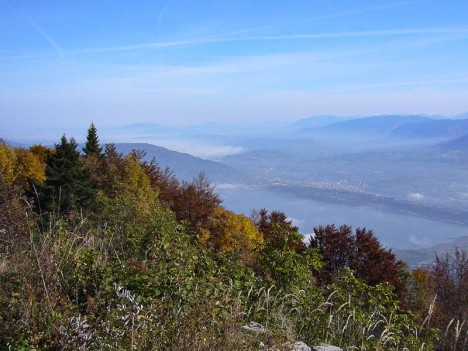 Le Lac du Bourget depuis la Croix du Signal