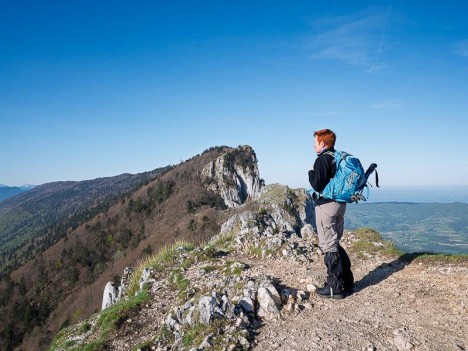 Dent du Chat, au sommet