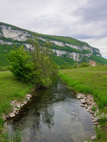 Sur le passerelle de Pellerin