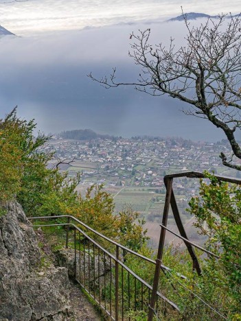 Brison-Saint-Innocent depuis la Grotte des Fées