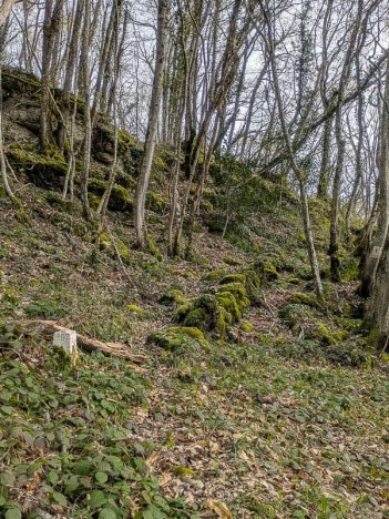 Près de la borne 28, en direction de la borne 29
