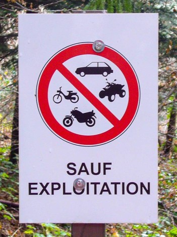 Circulation interdite