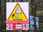Interdiction de randonner pour cause d'exploitation forestière