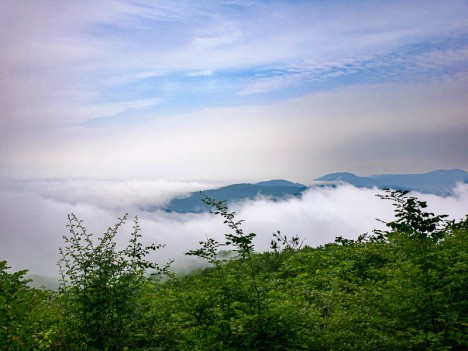 Point de vue depuis le sommet du Mont Tournier 877 mètres