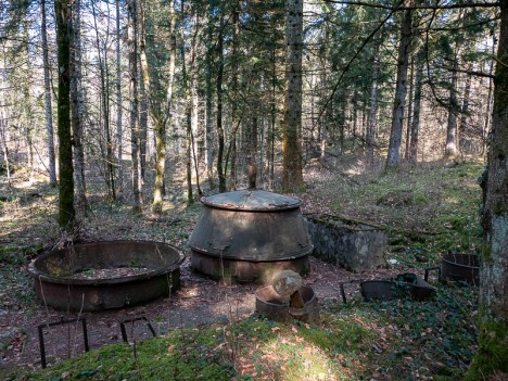 Les fourneaux à charbon de bois du Camp III, mars 2023