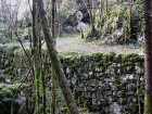 Mur de soutènement du chemin au niveau de la Grotte du Loup