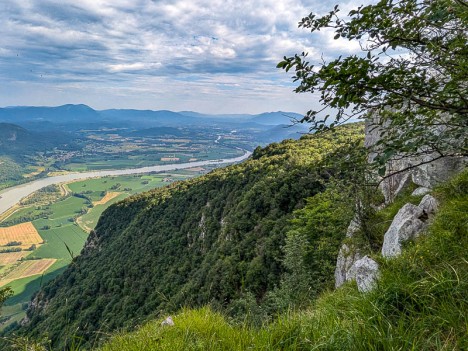 Sur la crête de la combe Sans Soleil