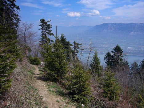 Sur le sentier des Côtes, Bourget-du-Lac