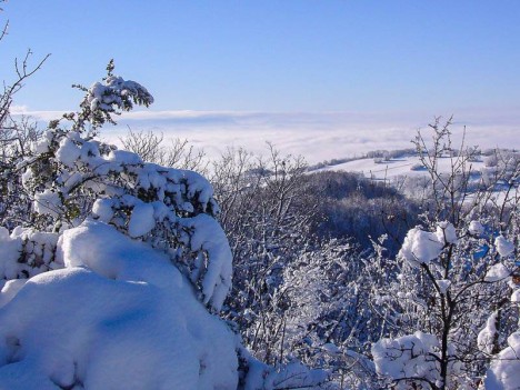 Vue depuis la Pierre Vire, Saint Maurice de Rotherens