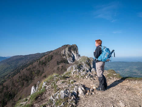 Dent du Chat, au sommet