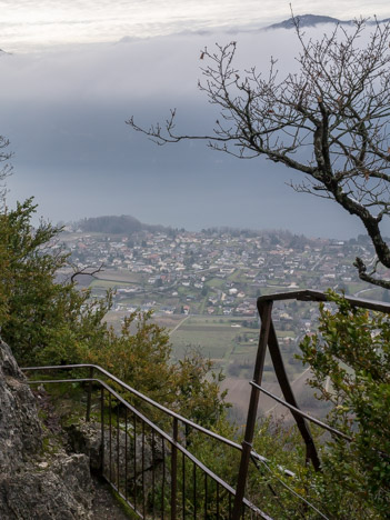 Brison-Saint-Innocent depuis la Grotte des Fées