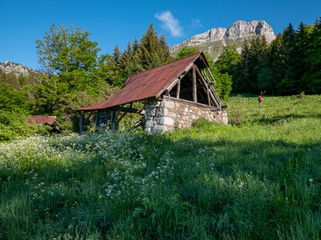 Le Chalet du Muret - ruines, juin 2021