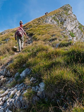 Par l'arête Sud du Mont Colombier
