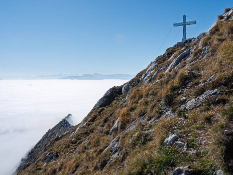 La croix sommitale, Dent d'Arclusaz
