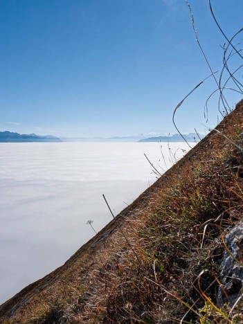 Le versant Est de la Dent d'Arclusaz