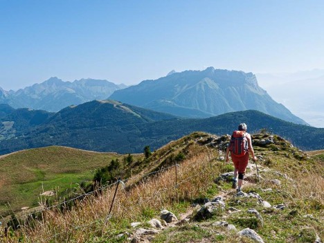 Au sommet de la Pointe de la Galoppaz