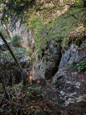 Passage clé du Golet Rond, mai 2020