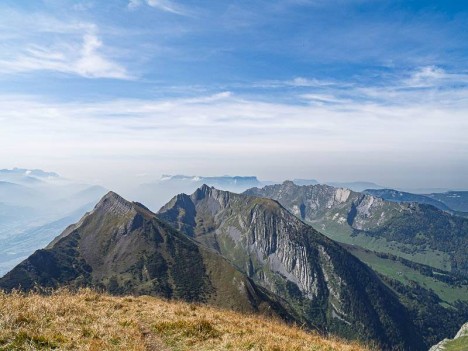 La Pointe des Arces, la Pointe des Arlicots et la Dent d'Arclusaz