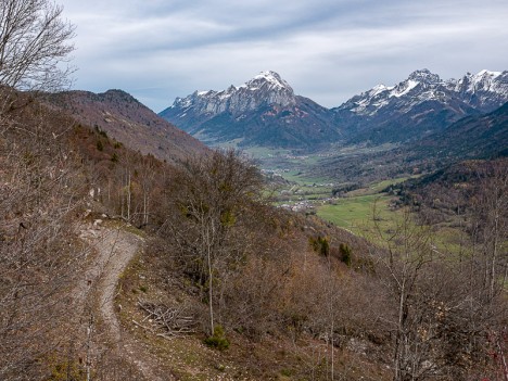 Le Mont Trelod et la Pointe d'Arcalod, nov. 2019