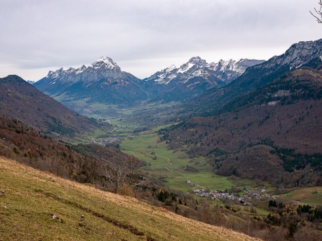 Le Mont Trelod et la Pointe d'Arcalod, nov. 2019