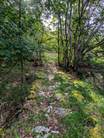 Remblai sur le chemin de la traversée Ouest-Est