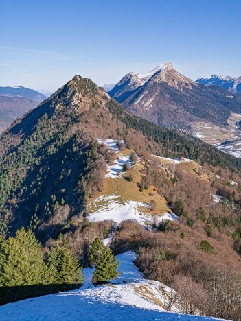 Le Col et le Mont de la Buffaz