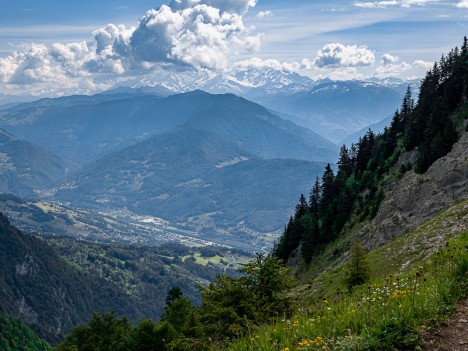 Nuages d'orage sur le Mont Blanc, juin 2020