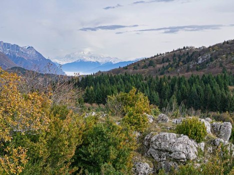 La Dent d'Arclusaz et le Mont Blanc