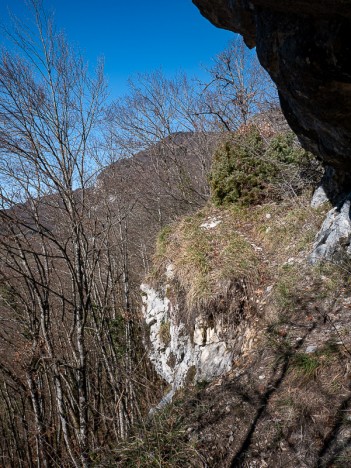 Éboulement de la vire des Ruines du Cengle, fév. 2020