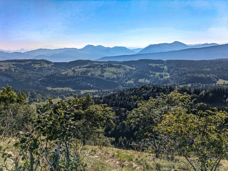 Paysage du cœur des Bauges
