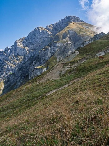 Le versant Nord Ouest du Mont Trélod