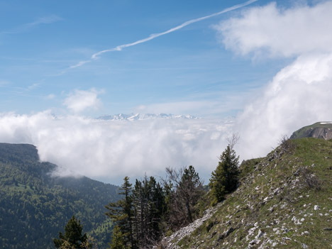 Belledonne  depuis le Grand Roc