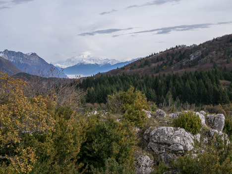 La Dent d'Arclusaz et le Mont Blanc