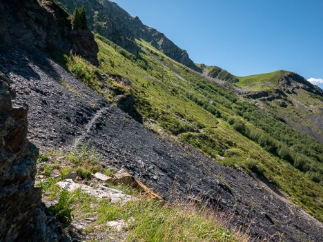 Sentier de l'Ardoisière de la Bâthie, août 2019